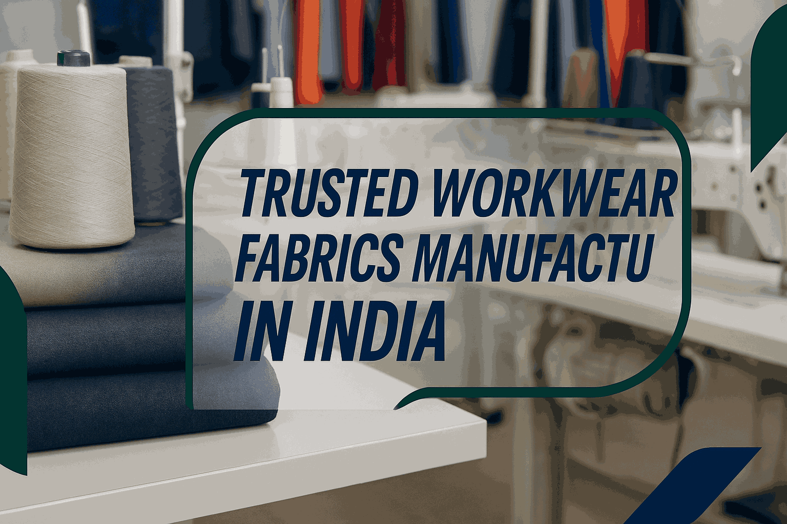 Workwear Fabric Manufacturer in India: Ensuring Quality and Durability