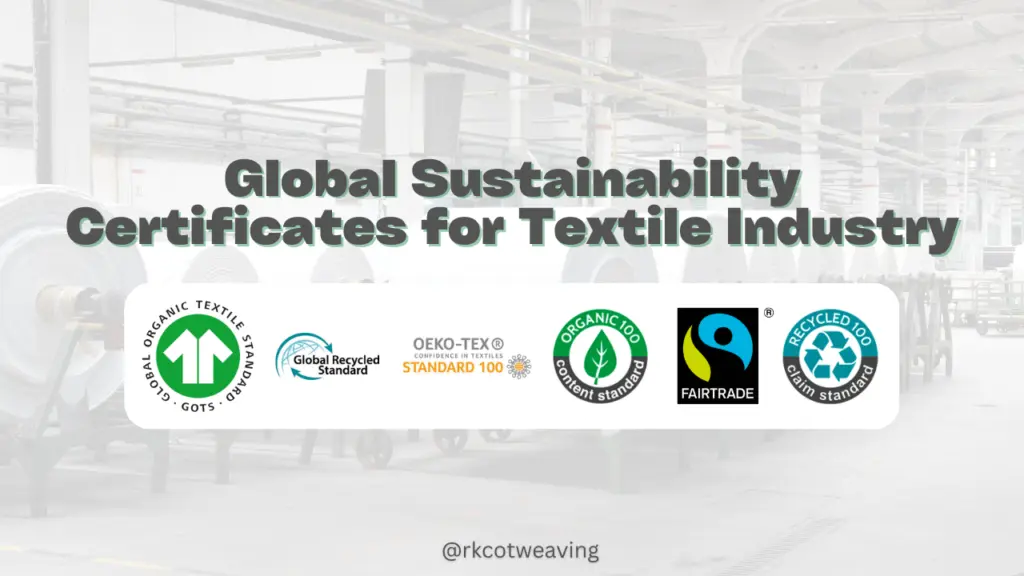 Global Sustainability Certificates for the Textile Industry