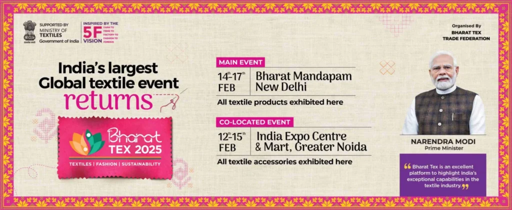Bharat Tex 2025 : A Transformative Event for India’s Textile Industry