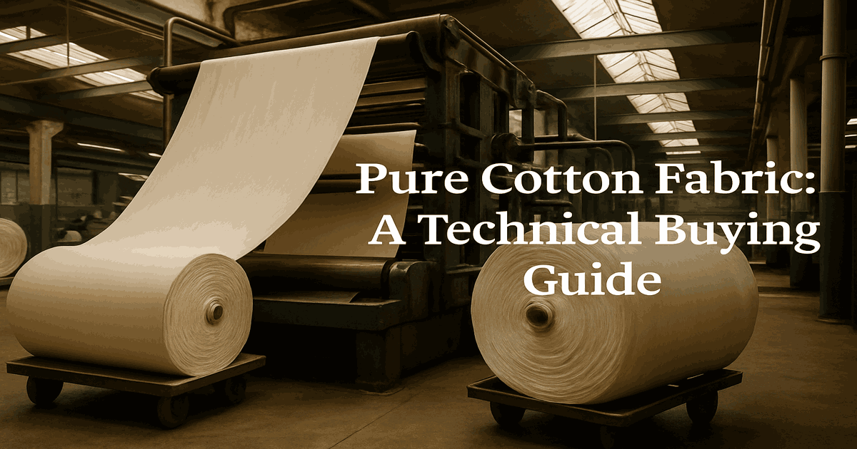 How to Identify Pure Cotton Fabric – A Technical Guide for Fabric Buyers