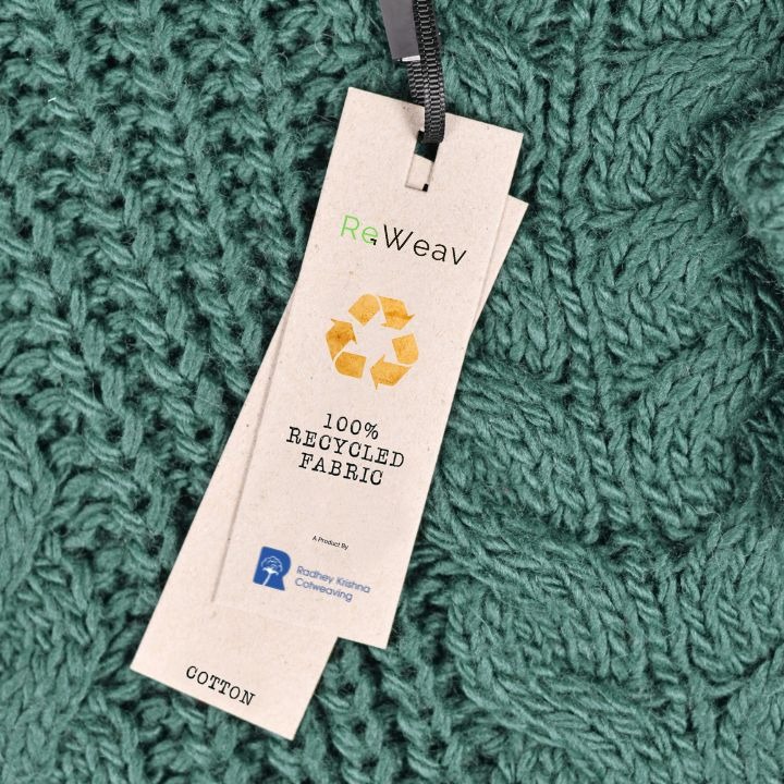 ReWeav 100% Recycled Cotton Fabric Label